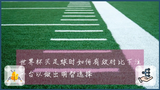 世界杯买足球时如何有效对比下注平台以做出明智选择