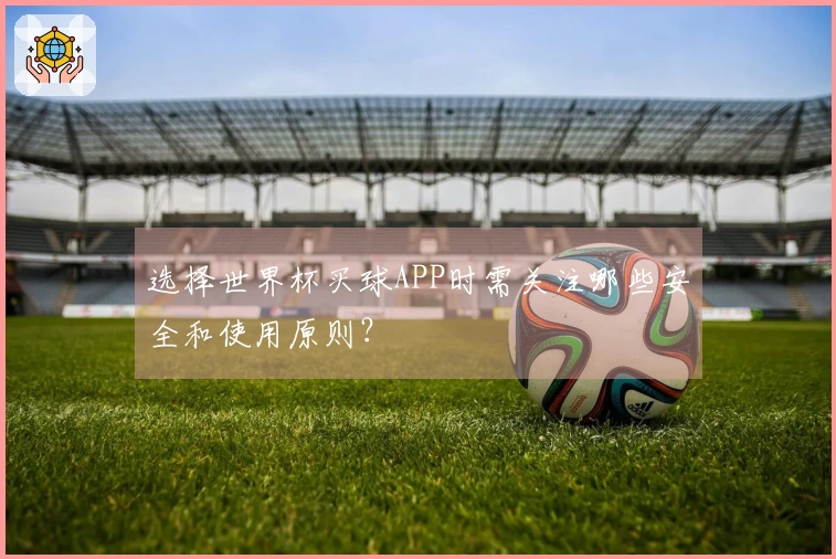 选择世界杯买球APP时需关注哪些安全和使用原则？