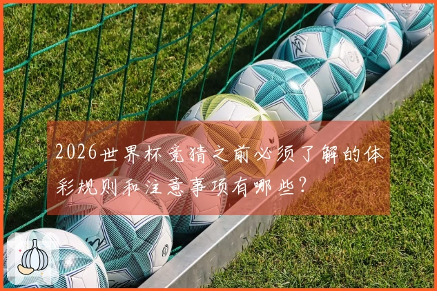 2026世界杯竞猜之前必须了解的体彩规则和注意事项有哪些？